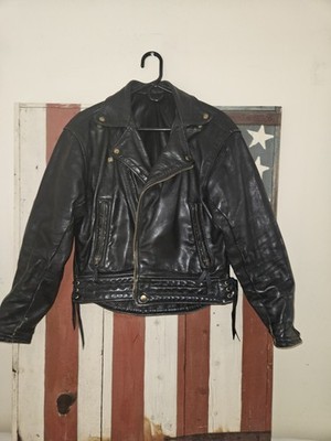 Langlitz Columbia Leather Motorcycle Jacket Large,Short