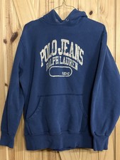 Vintage 90  s Y2K Polo Ralph Lauren Hoodie 1x XL Sweatshirt Stencil 67 Pullover