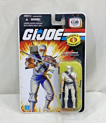 2007 GI Joe 25th Anniversary Storm Shadow Figure Cartoon Version MOC Sealed New