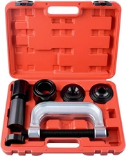 Ball Joint Press & U Joint Removal Tool Kit with 4x4 Adapters for Most 2WD and 4