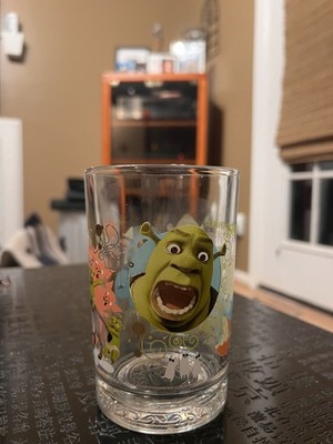 Shrek The Third McDonalds Collector Glass 2007 With Colorful Baby Ogre Design