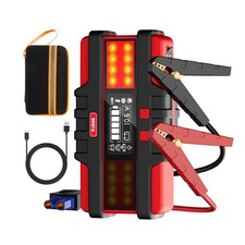 Battery Jumper Starter Portable, 2500A (12V) - Portable Booster Pack with Vol...