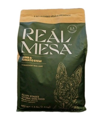 Real Mesa Lamb Natural Dry Dog Food All Life Stages 4.5 lbs