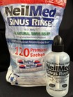 NeilMed Sinus Rinse Sachets x120 (unboxed) + BONUS Irrigation Bottle (unused)