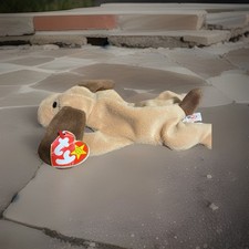 Beanie Baby Bones The Dog 1994 Several Tag Errors Ty Collectible Plush Toy