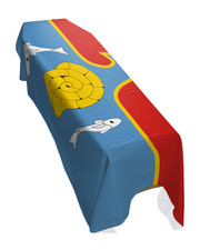 Isle of Purbeck Coffin Drape Flag - Premium Quality and Made To Order in the UK
