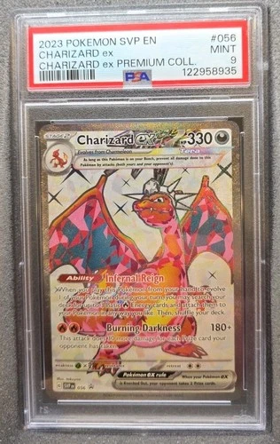 POKEMON CARD CHARIZARD ex 56 SVP BLACK STAR PROMO #56 GRADED PSA 9 MINT