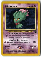 1999 Misdreavus ⭐️ 39 Wizards Black Star Promo WOTC Pokemon MP