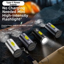 Für Mini Taschenlampe tragbar mit Typ C Power für dringende und tägliche Bele
