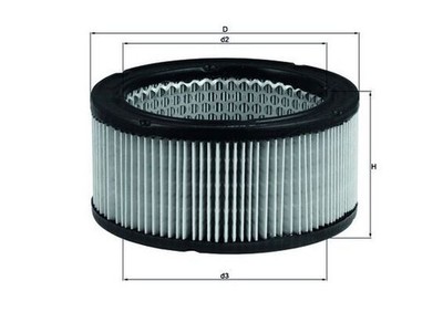 MAHLE Luftfilter LX 213 für FORD PORSCHE SAAB