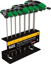 Juego de llaves hexagonales Klein Tools JTH67T, mango en T TORX 6 pulgadas, negro/verde