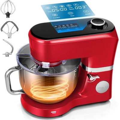 6 Qt Food Stand Mixer with Fermentation, One-Touch Presets Electric Dough Mixer