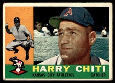 1960 Topps Harry Chiti -- Kansas City Athletics #339