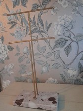 Sass & Belle Double Terrazzo Gold Jewellery Stand