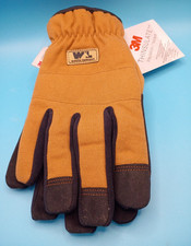 NEW Wells Lamont Work Gloves Size Large/XL Thinsulate Canvas Syn. Leather Palm