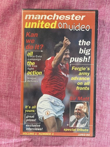 Manchester United On Video Band 1 Nummer 3 VHS Videokassette - Bild 1 von 3