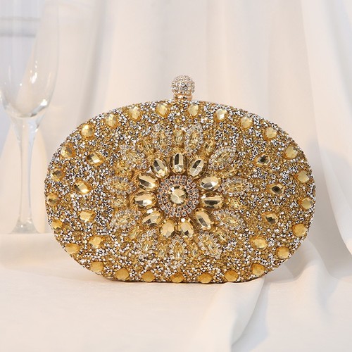 Women Evening Bag Elegant Wedding Purse For Engagement Wedding - Picture 2 of 19