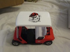 RARE GEORGIA BULLDOGS GOLF CART BANK