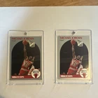 NBA Hoops Michael Jordan #65 Chicago Bulls 1990 - Lot of 2 Cards