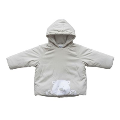 Chicco Kinder Winter Daunenjacke mit Kapuze beige 80