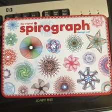 Spirograph Art Design Set Metal Box