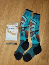 Smartwool Targeted Cushion  Merino Wool OTC Ski Socks Twilight Blue Size M