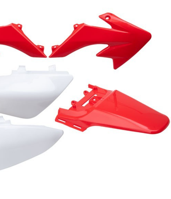 2004-2012 Honda CRF70F Qa Parts Complete Plastic Kit | Red And