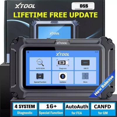 XTOOL D5S 2026 OBD2 Profi Diagnosegerät Scanner Kostenlose Upgrades TPMS EPB SAS