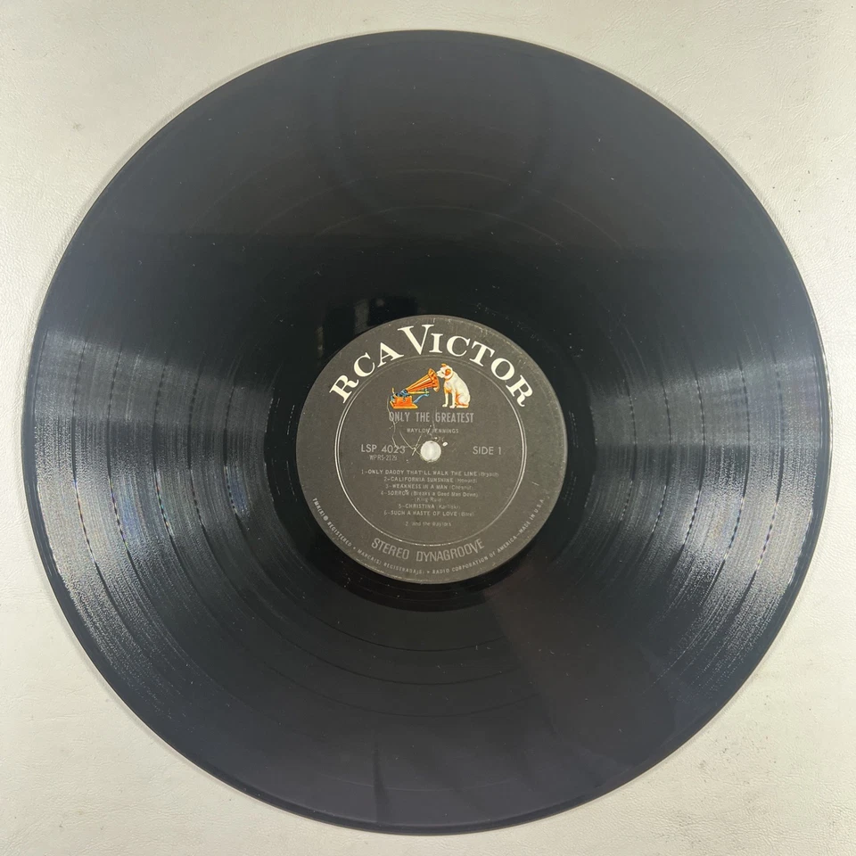 Waylon Jennings “Only The Greatest” LP/RCA Victor LSP-4023 (EX) 1968 - Image 4 of 4
