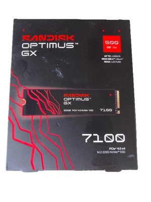 SanDisk Optimus GX 7100 500GB M.2 2280 NVMe PCIe 4.0 x4 SSD - SEALED