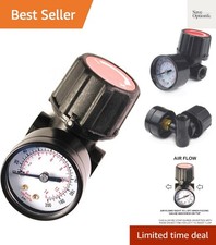 Replacement Air Regulator with steel-Protected Gauge, 1/4" Npt