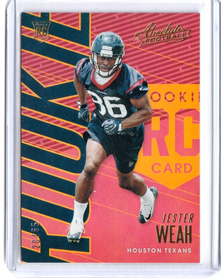 2018 Panini Absolute - Spectrum Orange /65 - Jester Weah #144 RC