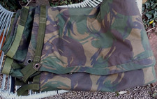 British Army Issue DPM Woodland Camo Shelter Basha Sheet GS Tarp Display DAMAGED