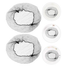 150pcs Invisible Mesh Hair Nets - Fine Mesh Bun Cover - Elastic Hair Net for