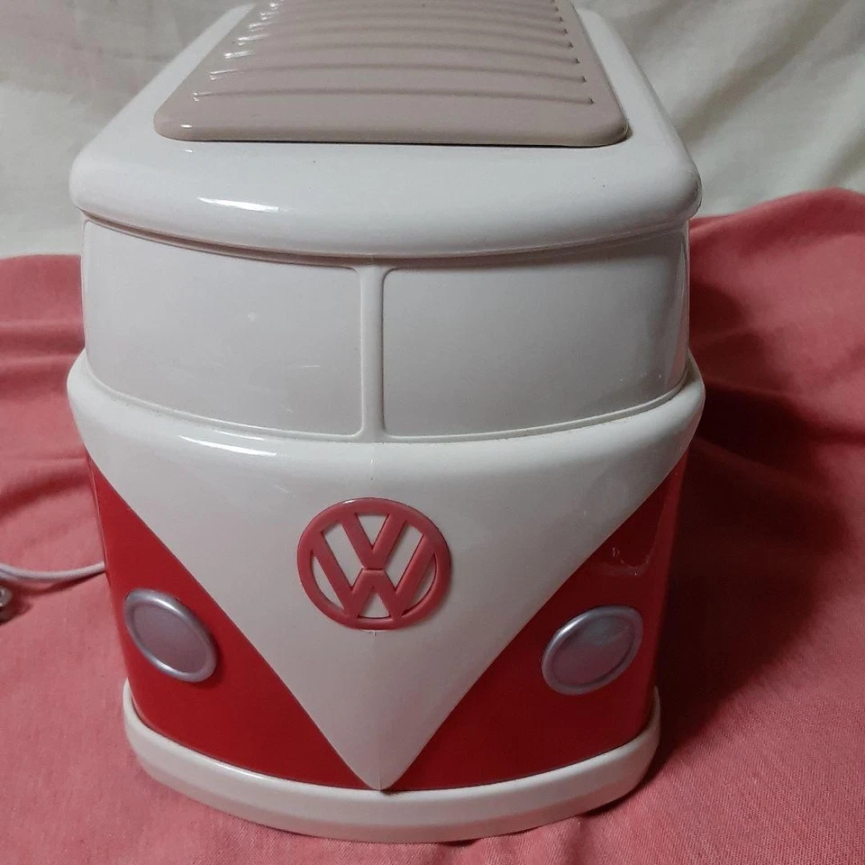 Volkswagen Offizieller Original Mini Bus Toaster Rotes Logo VW Grillspuren aus Japan - Bild 3 von 4