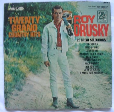 Roy Drusky, Twenty Grand Country Hits, (2xLP, Comp), NM or M-, 3771342525