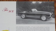 c 1962 AC Ace & Aceca Brochure Brochure n 289 427 Cobra Shelby 428