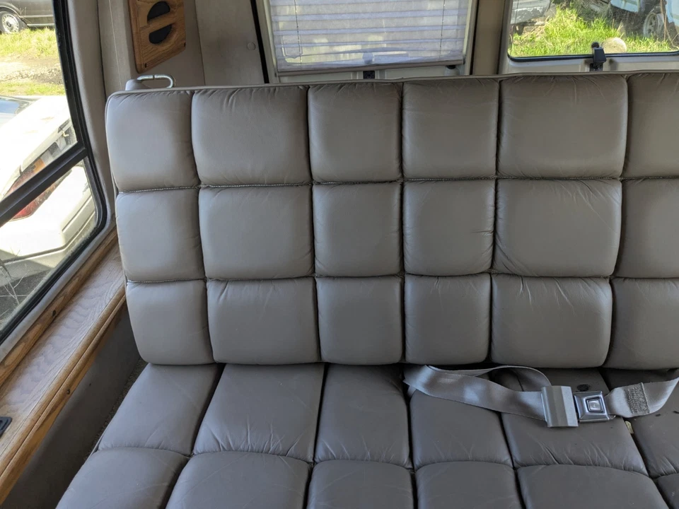 SEAT Dodge Van 1500 2500 3500 TERCERA FILA PLATÓN/ASIENTO DE BANCO Cuero Beige Foto 2 de 4