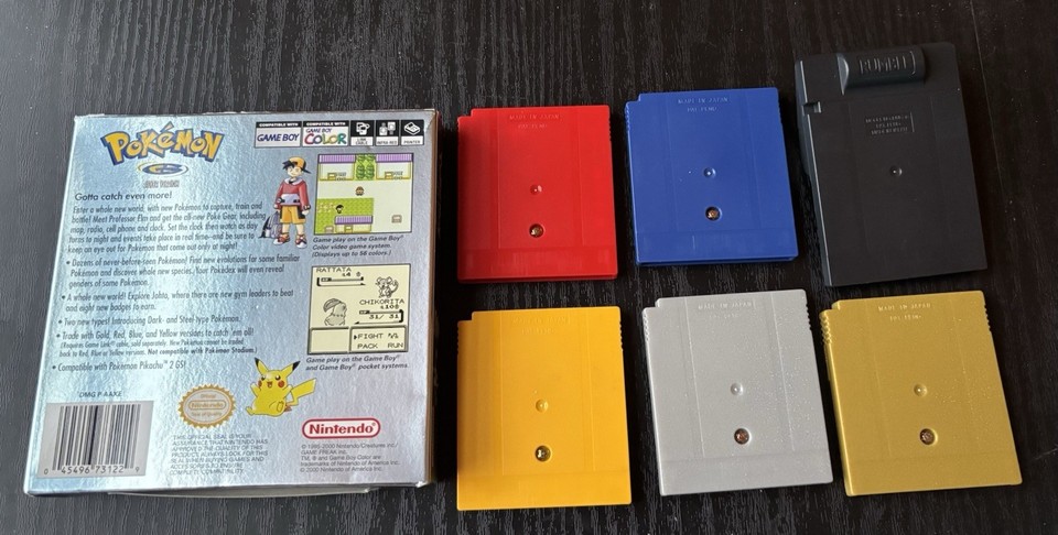 Pokémon Green Red Blue Yellow Gold Silver Cyrstal -japonesas | MercadoLivre