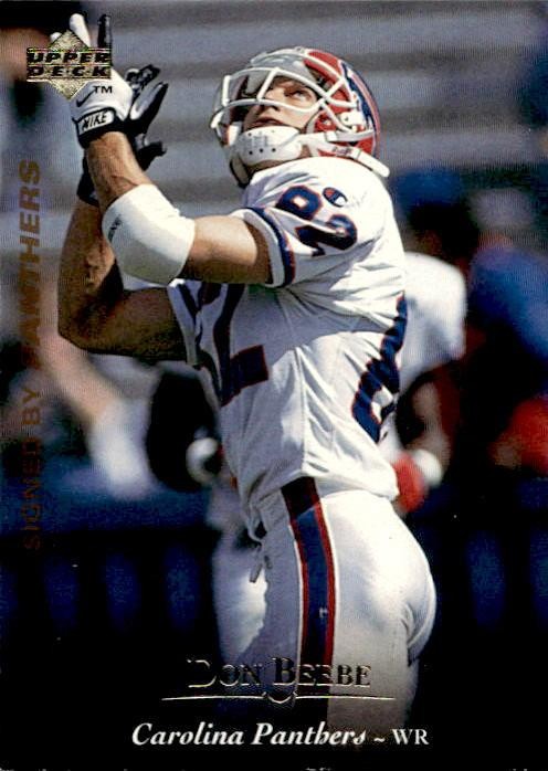 Don Beebe 1995 Upper Deck #298 Carolina Panthers