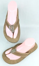 Rainbow Sandals Single Layer Arch Support Luxury Leather Mens Medium 8.5-9.5