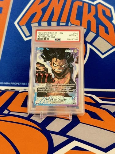 Monkey.D.Luffy (040) (Alternate Art) OP11-040 A Fist of Divine Speed - PSA 10