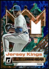 2025 Donruss #JK-KR Kumar Rocker Jersey Kings Blue Ice