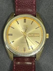 Vintage Omega Seamaster Day-Date Ref. 166.032 Gold Plated Men's Wristwatch