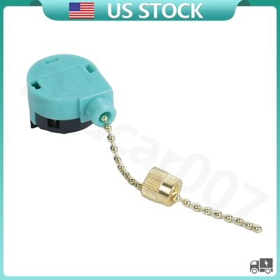 DEACAR007 3 Speed 4 Wire Ceiling Fan Switch For Hunter Harbor Breeze Hampton Bay ZE-268S6