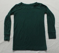 Little Sleepies Unisex Toddler's Ribbed Pajama Top EH6 Emerald Size 18-24M