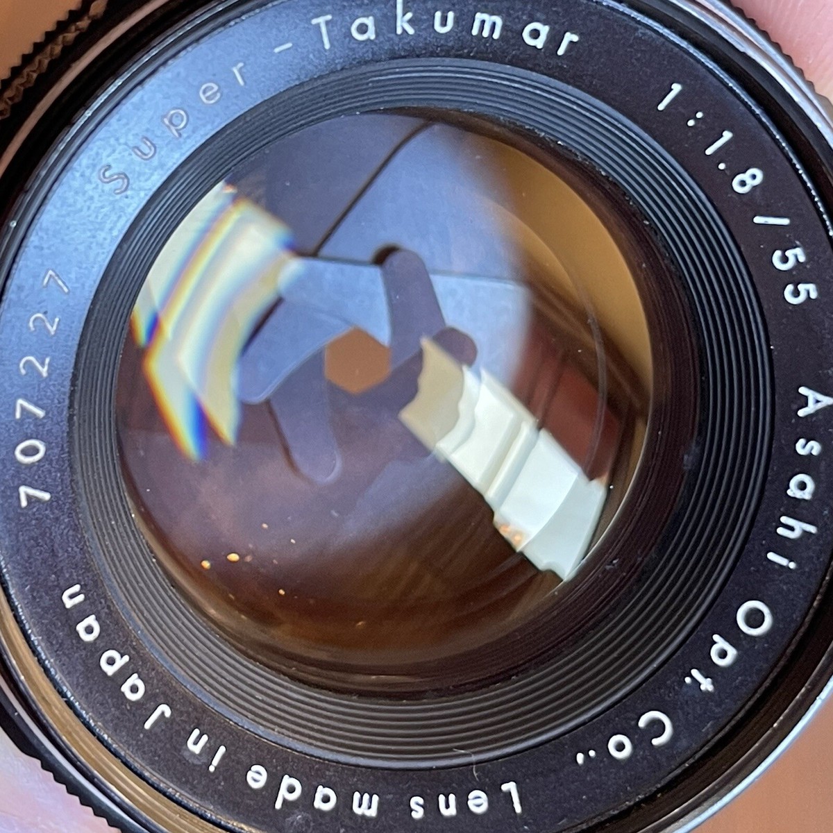 Rare Early model [Exc+3] Asahi Pentax Super-Takumar 55mm f/1.8 M42