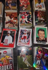 Kansas City Chiefs 200 card team lot - No Dups - 1980s-2010s w/ HOF Stars