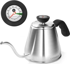 Pour Over Kettle Gooseneck Kettle With Thermometer Coffee And Tea Maker For Stov
