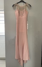 Baby Pink Maxi Evening Dresss Size 6